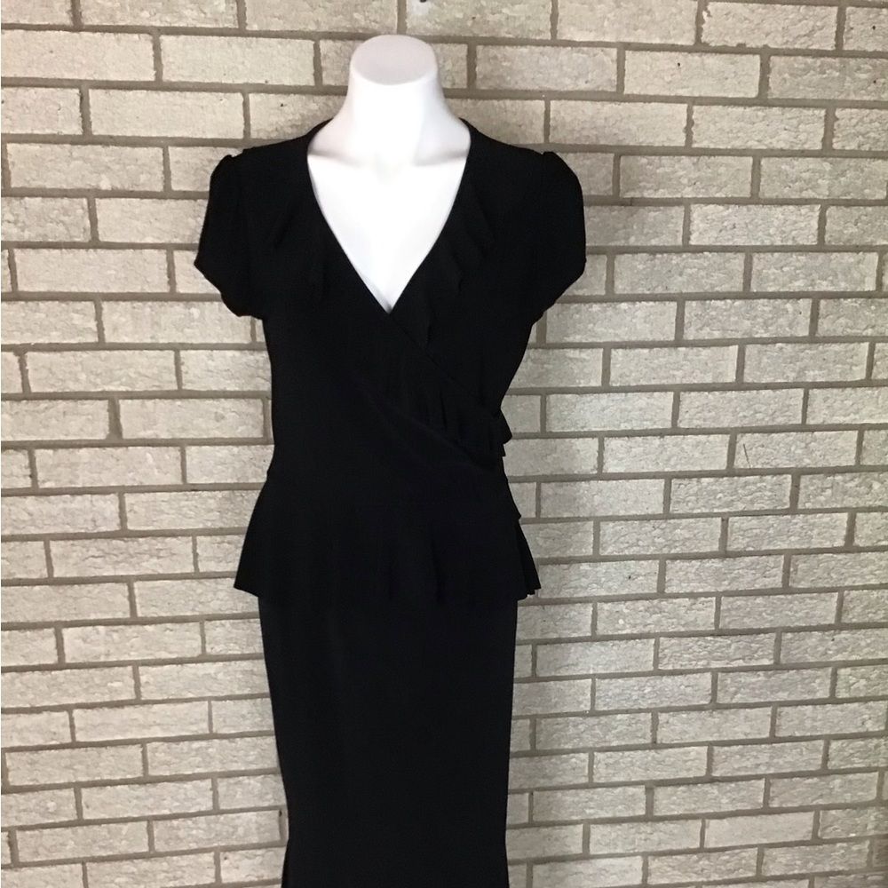 Jaipur black top size large. Nicola black skirt size small.